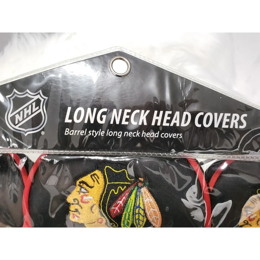 Lot 4 NHL Chicago Blackhawks Hockey Golf Fairway Driver Putter Head Covers